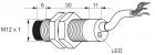 Kovový indukční snímač, délka 50 mm