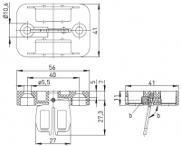 Klíč AZ 15/16-B3 s magnetickou západkou